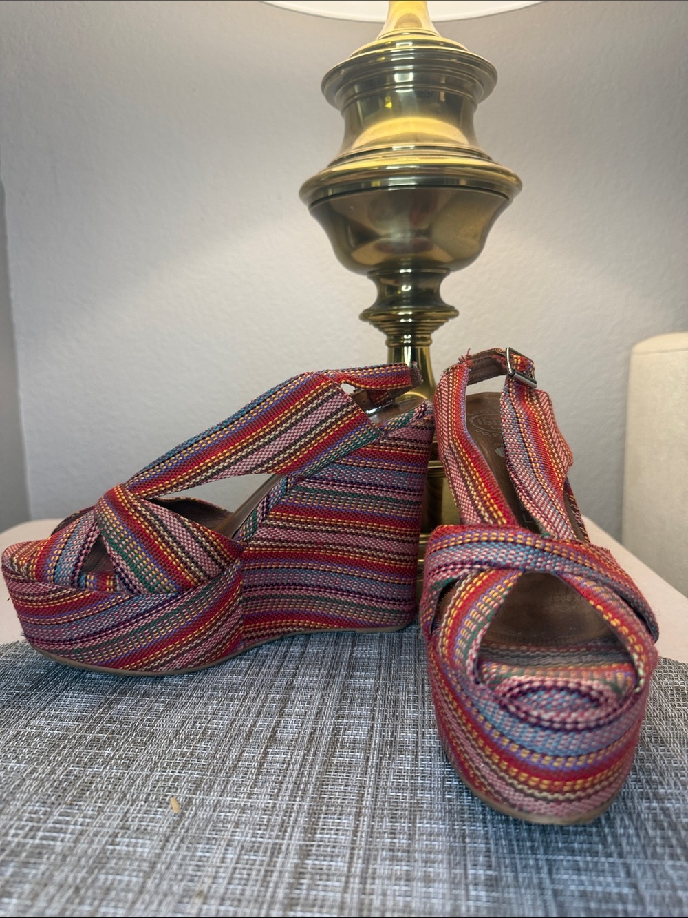 Jeffrey Campbell Multicolor Wedge Sandals